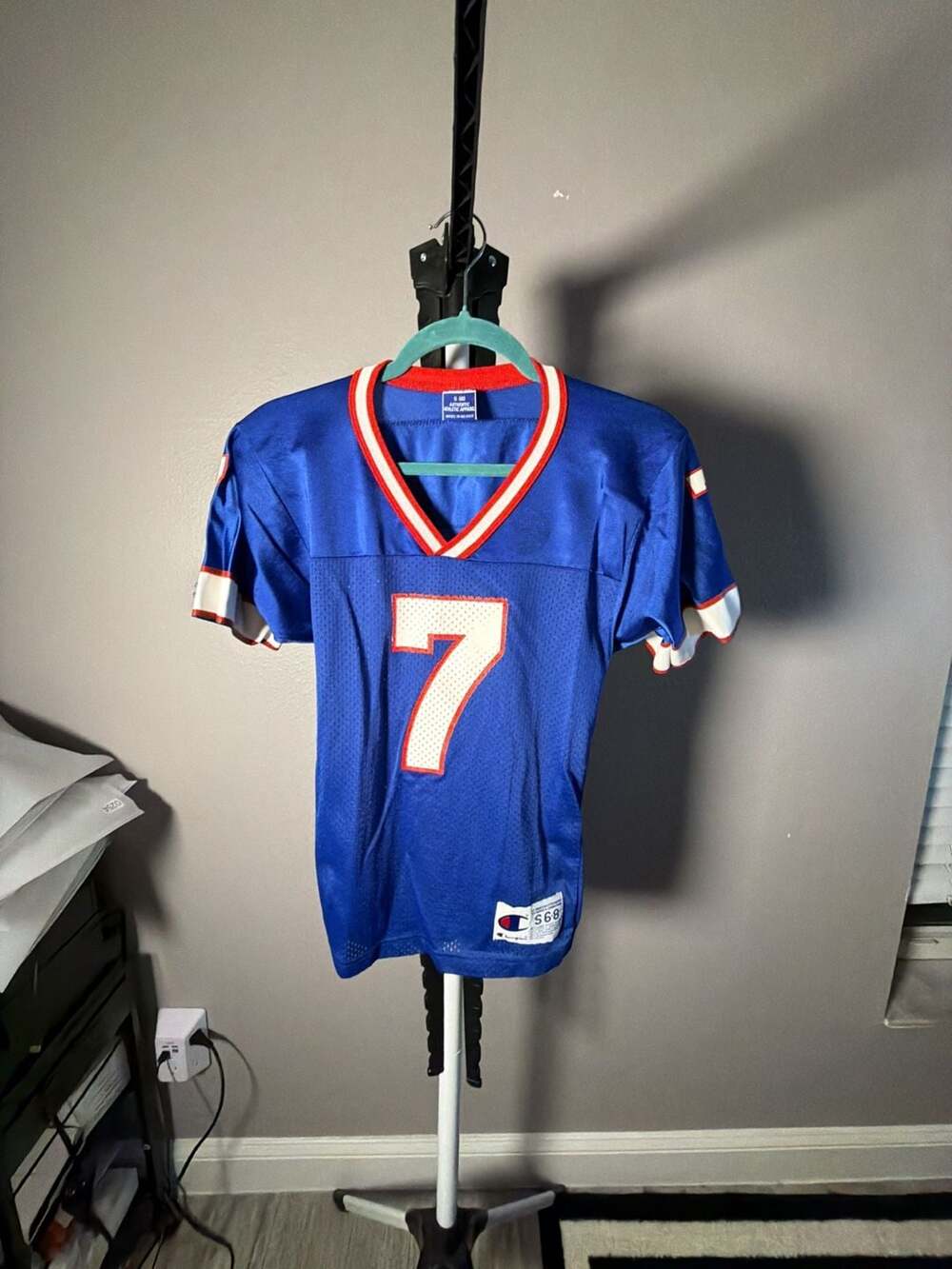 Champion Buffalo Bills Jersey Size S (8) Blue 7 Football